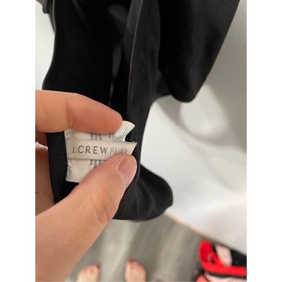 J. Crew Playa Women’s XL Black One Piece Swimwear Suit Open Back - Picture 6 of 6